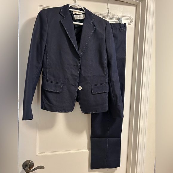 MaxMara Denim - Max Mara Denim suit jacket with matching pants